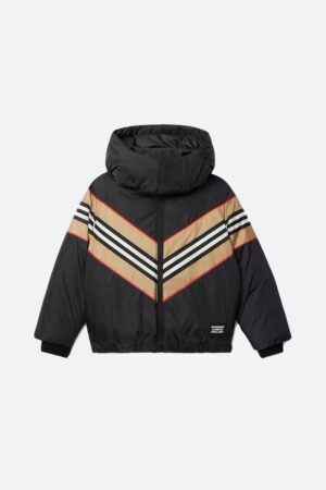 Stripe Panel Down-filled
