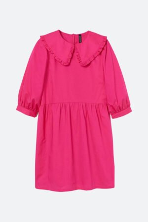 Collared Poplin Dress